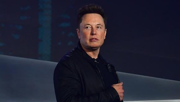 El cofundador y director ejecutivo de Tesla, Elon Musk, en el Tesla Design Center en Hawthorne, California, el 21 de noviembre de 2019. (Foto de Frederic J. BROWN / AFP)