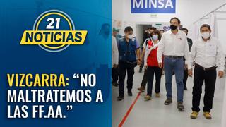 Martín Vizcarra: “No maltratemos a las FF.AA. con comentarios fuera de contexto”