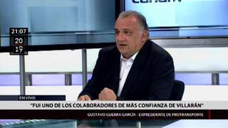 Guerra García: "Para enfrentarse a una mafia, Susana Villarán aceptó dinero de otra" [VIDEO]