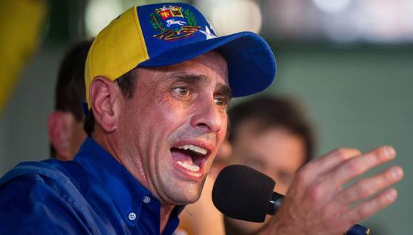 Henrique Capriles dice que se filtra información. (EFE)
