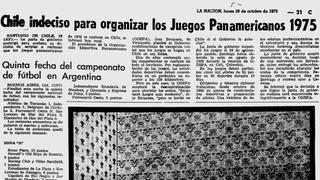 Juegos Panamericanos 2019: ¿Por qué Chile renunció a ser sede en 1975 y 1987?