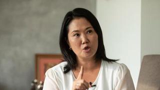 Keiko Fujimori envía reclamo a Reniec porque registra un acta de fallecimiento a su nombre