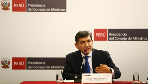 Carlos Morán anuncia mano dura contra infractores.  (Hugo Curotto/GEC)