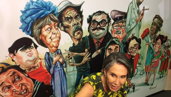 &quot;Roberto abarcó muchas manifestaciones del arte, entre ellas la caricatura&quot;, dijo Florinda Meza. (@FlorindaMezaCH)