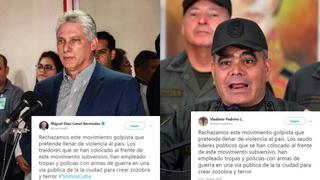 Revuelo en Twitter por mensajes idénticos de Miguel Díaz-Canel y ministro venezolano