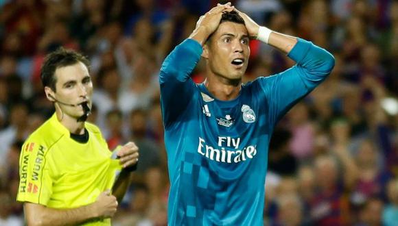 Ronaldo no jugará la vuelta por la Supercopa. (AFP)