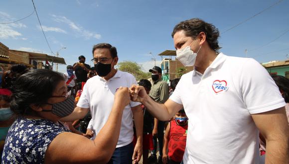 Salaverry dijo creer que su candidatura presidencial “está más fuerte que nunca”, pese a las revelación de que Vizcarra se vacunó de manera irregular contra la COVID-19 con dosis de Sinopharm. (Foto: Somos Perú)