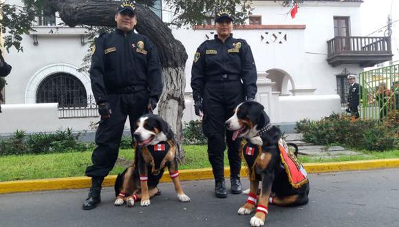 Las mascotas del presidente son muy dóciles (Geraldo Caso/Perú21)