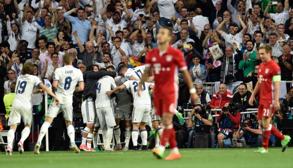 Real Madrid venció a Bayern Munich por los cuartos de final de la Champions League. (AFP)