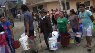 Sedapal restringirá agua en 32 distritos de Lima y Callao por huaico