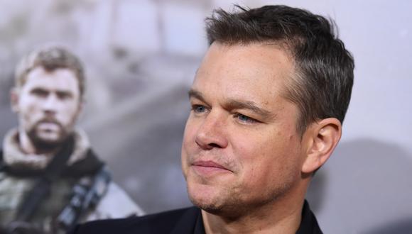 Matt Damon revela que su hija mayor estuvo contagiada de coronavirus (Foto: AFP )