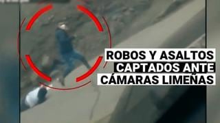 Imágenes de robos captados por cámaras