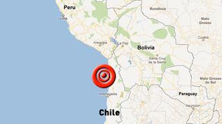 Chile: Se registró sismo de 5.9 grados en Antofagasta