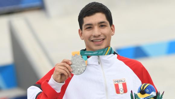 Angelo Caro ganó una medalla de plata para Perú en los Juegos Panamericanos 2023. (Foto: Twitter/@cop_teamperu)