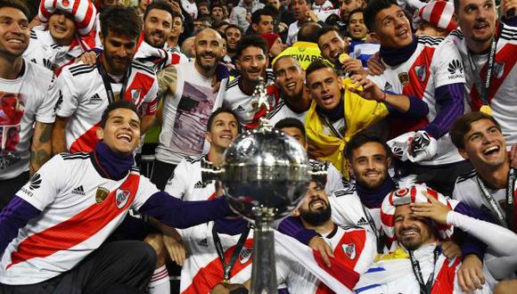 River Plate alcanzó su cuarto título de la Copa Libertadores en su historia. (Foto: AFP)