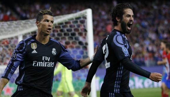Isco y Cristiano Ronaldo coincidieron cinco temporadas en Real Madrid (Foto: AP)