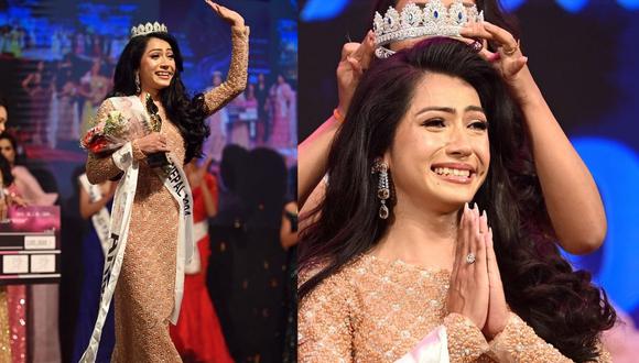 Amnol Rai resultó vencedora en el certamen y representará a Nepal en el concurso de belleza transgénero que tendrá lugar próximamente en Bangkok. (Foto: AFP)