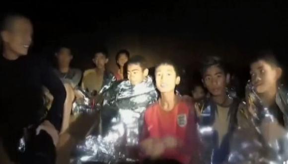 El grupo entró en la cueva de Tailandia durante una excursión el 23 de junio y quedó atrapado al inundarse la gruta debido a las lluvias del monzón. (Foto: Twitter/@AJEnglish)