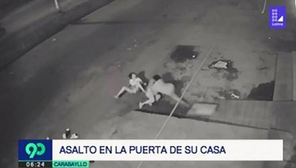 Madre e hija fueron víctimas de la delincuencia en la puerta de su vivienda, ubicada en el Kilómetro 20 de la avenida Túpac Amaru en Carabayllo. (Foto: Latina)