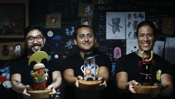 Diego Lau, Gonzalo Espinoza y Hugo Kuroki creadores de 'Tama'.