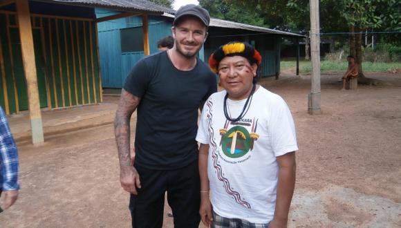 David Beckham estuvo en la Amazonía brasileña. (EFE)