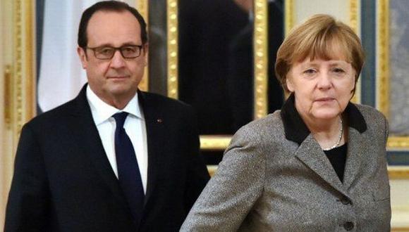 Francia y Alemania buscan una solución pacífica. (AFP)