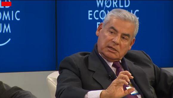 César Villanueva resalta interés por Perú en Foro Económico Mundial. (Captura de video)