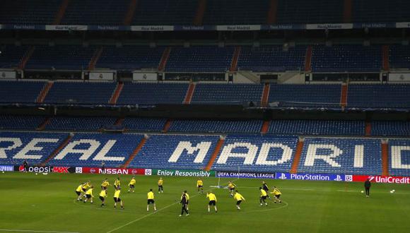 El Santiago Bernabéu sería el estadio elegido para el partido (Foto: EFE).