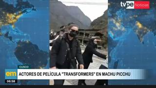 Transformers en Cusco: Actores de la película llegaron a Machu Picchu