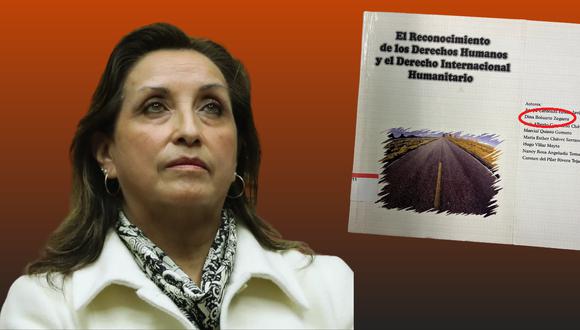 Fiscalía investiga plagio en libro de Dina Boluarte.