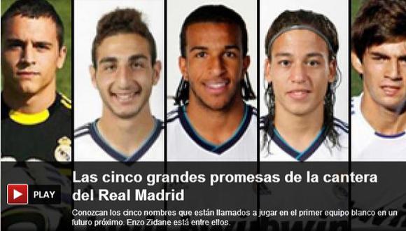 Cristian Benavente, Enzo Zidane, entre otros, futuras promesas merengues. (Diario AS)