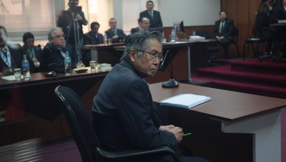 EN SUS TRECE. Fujimori mantiene su decisión de no pedir indulto. (Martín Pauca)