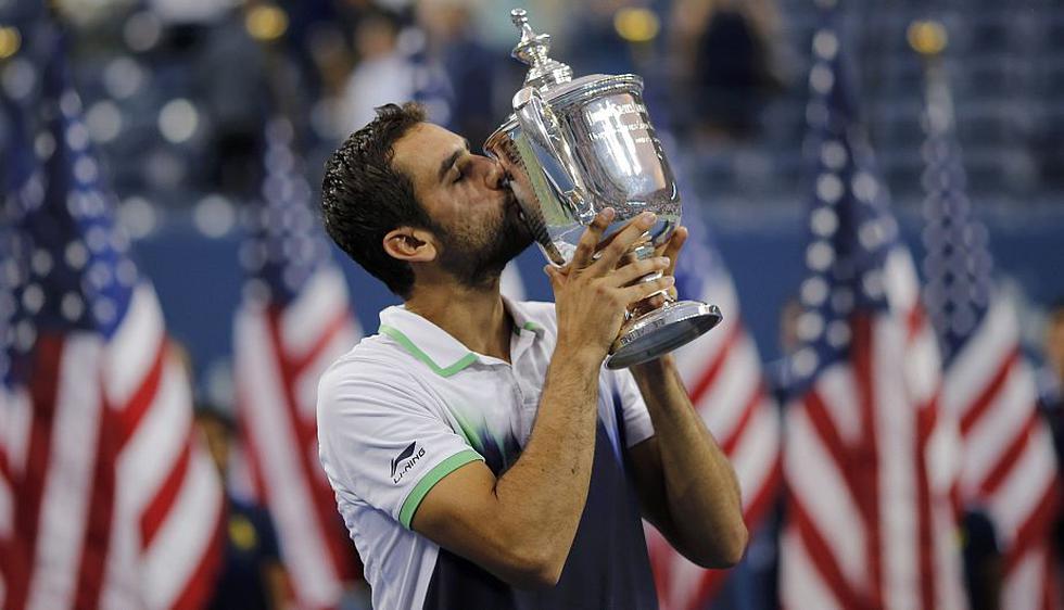 Marin Cilic conquistó su primer US Open tras derrotar a Kei Nishikori en la gran final. (Reuters)