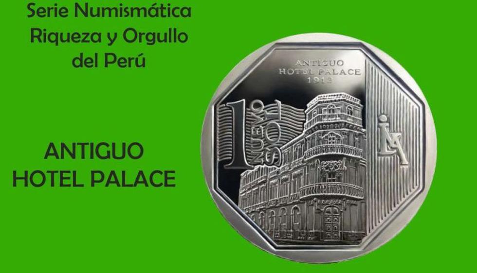 1.	Moneda inspirada en “El Antiguo Hotel Palace” (Banco Central de Reserva)