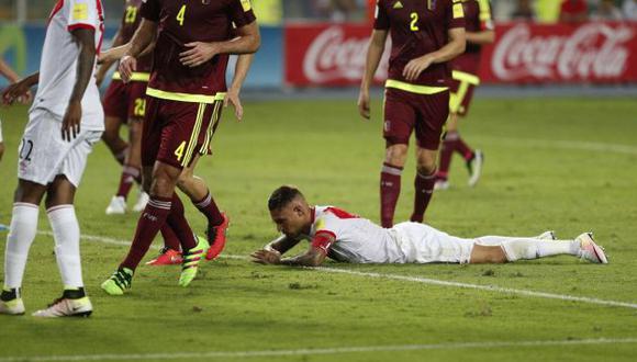 Perú empató 2-2 ante Venezuela y complicó su clasificación al Mundial Rusia 2018 (César Fajardo)