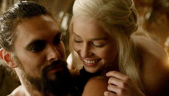 Emilia Clarke y Jason Momoa dieron vida a una de las parejas más queridas de la serie “Game of Thrones”. (Foto: HBO).
