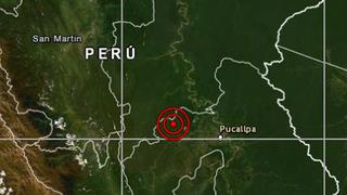 Ucayali: sismo de magnitud 4,0 se reportó en Padre Abab, señala IGP