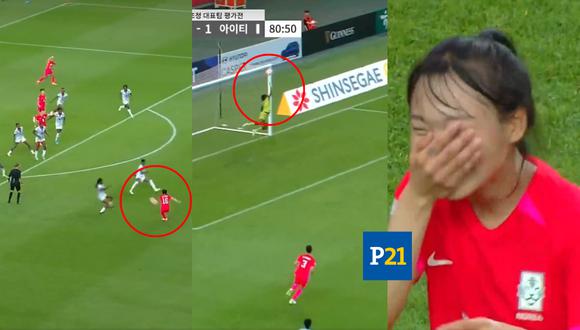 Jang Sel-gi anotó un golazo en un amistoso entre Corea del Sur y Haití. Foto: composición