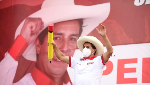 Pedro Castillo es candidato presidencial de Perú Libre. (Foto: Britanie Arroyo/ @photo.gec)