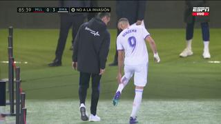 Benzema se lesionó en el Real Madrid vs. Mallorca, a poco del Clásico con Barcelona [VIDEO]