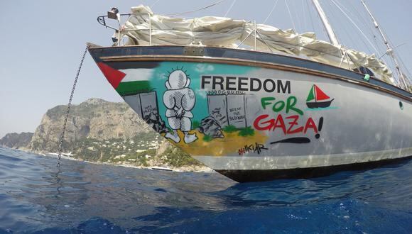 Barco trataba de romper el bloqueo a la franja de Gaza. (Foto: Twitter Rumbo a Gaza)