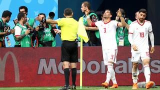 Irán venció 1-0 a Marruecos en San Petersburgo por el Mundial