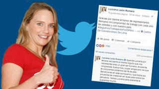 Luciana León: ¿Por qué la congresista aprista fue criticada en Twitter?