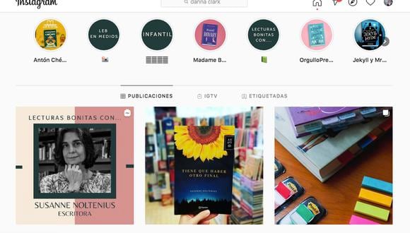 Actualmente, la red social Instagram es una plataforma donde se genera abundante contenido alrededor de los libros. Una muestra de ello es la cuenta Leer es bonito donde se comenta literatura peruana e internacional. (Leer es bonito)