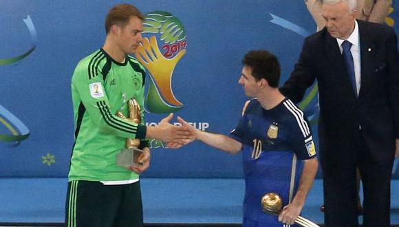 Lionel Messi ganó Balón de Oro por mejor jugador del Mundial Brasil 2014. (Reuters)
