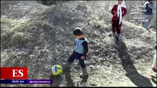 El niño “Messi” de Afganistán pide ayuda para estar a salvo tras la llegada de los talibanes