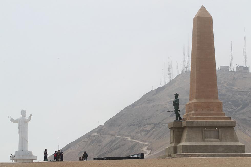 Chorrillos: Olvidado obelisco al Soldado Desconocido ahora luce nuevas placas conmemorativas. (USI)