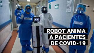 ‘LaLuchy Robotina’, la robot mexicana que atiende a los enfermos por COVID-19