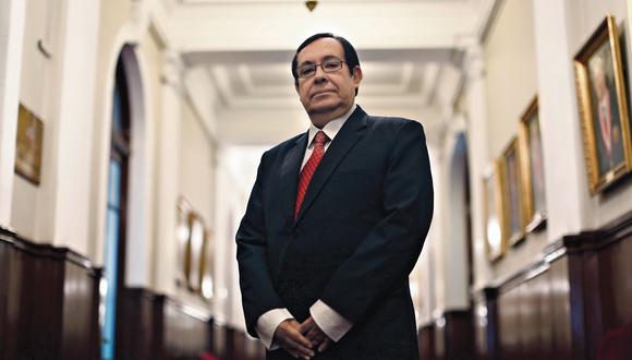 Víctor Prado Saldarriaga. Presidente del Poder judicial. (Mario Zapata)