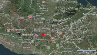 Sismo de 6.2 grados sacude Guatemala